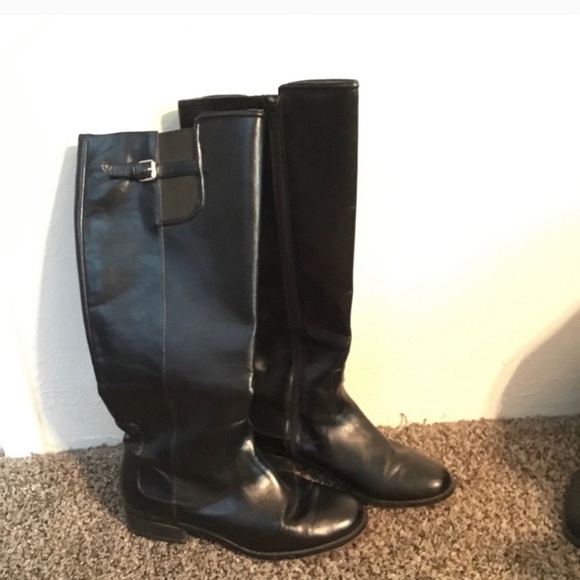 Ann Taylor Leather Riding Boots - Picture 1 of 5